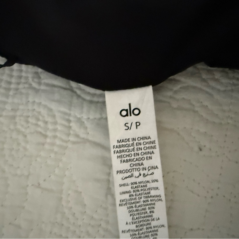 ALO Yoga Black Ribbed Tank - Picture 5 of 5
